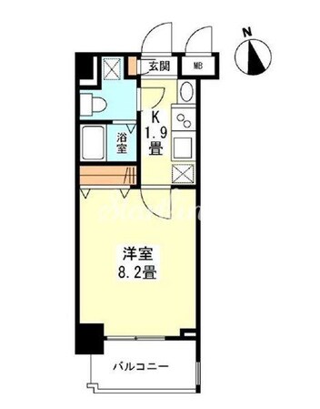 ガーラプレイス新宿御苑の物件間取画像